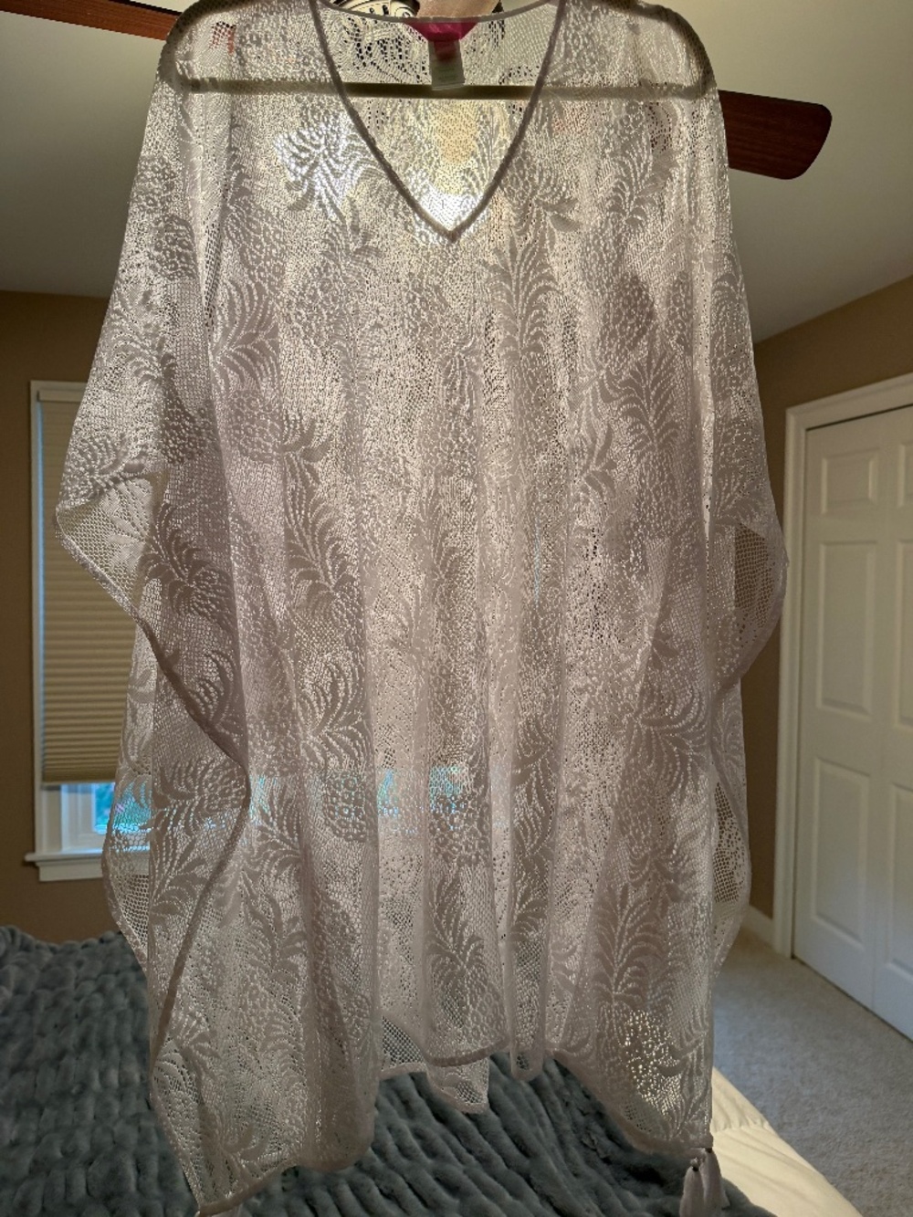 Lilly Pulitzer Sheer White Swim Coverup S/M